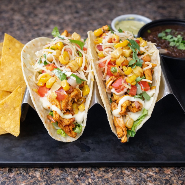 Chicken Tacos Meal Special.