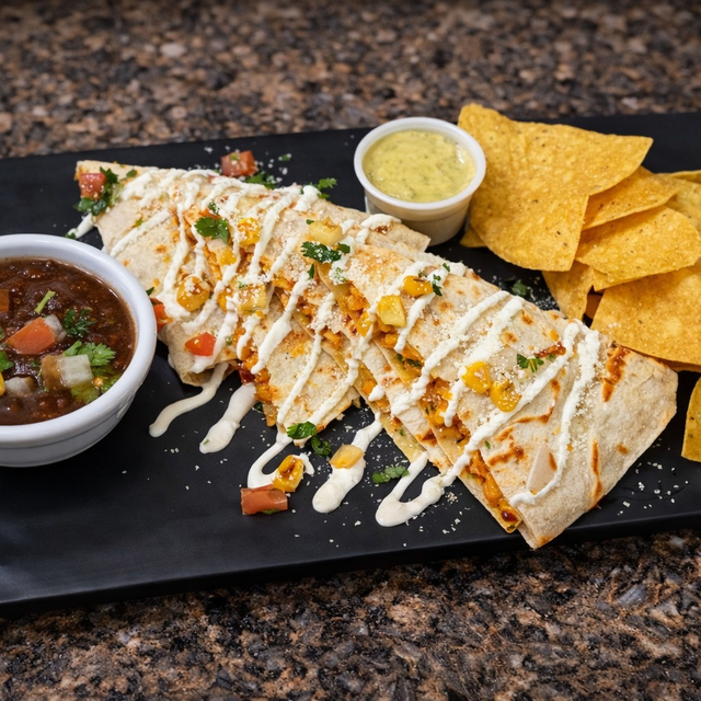 Chicken Quesadilla Special.