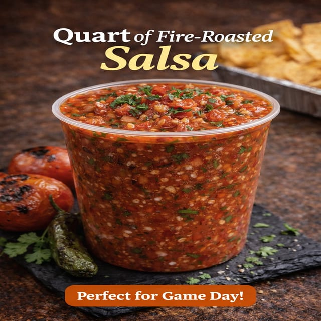 Qt Fire Roasted Salsa.