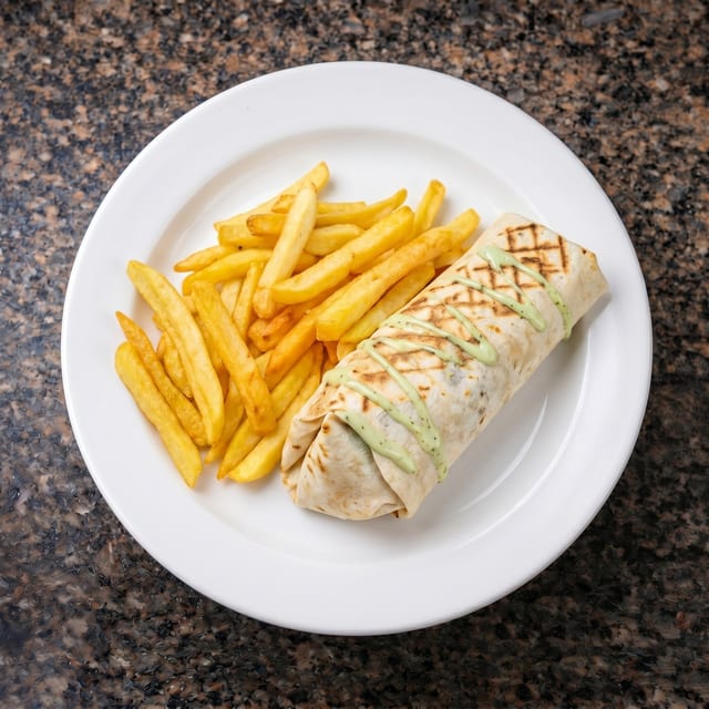 Kid's Chicken Burrito.