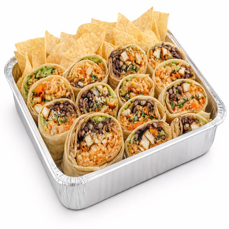 Delicious Chicken Burrito Awaits